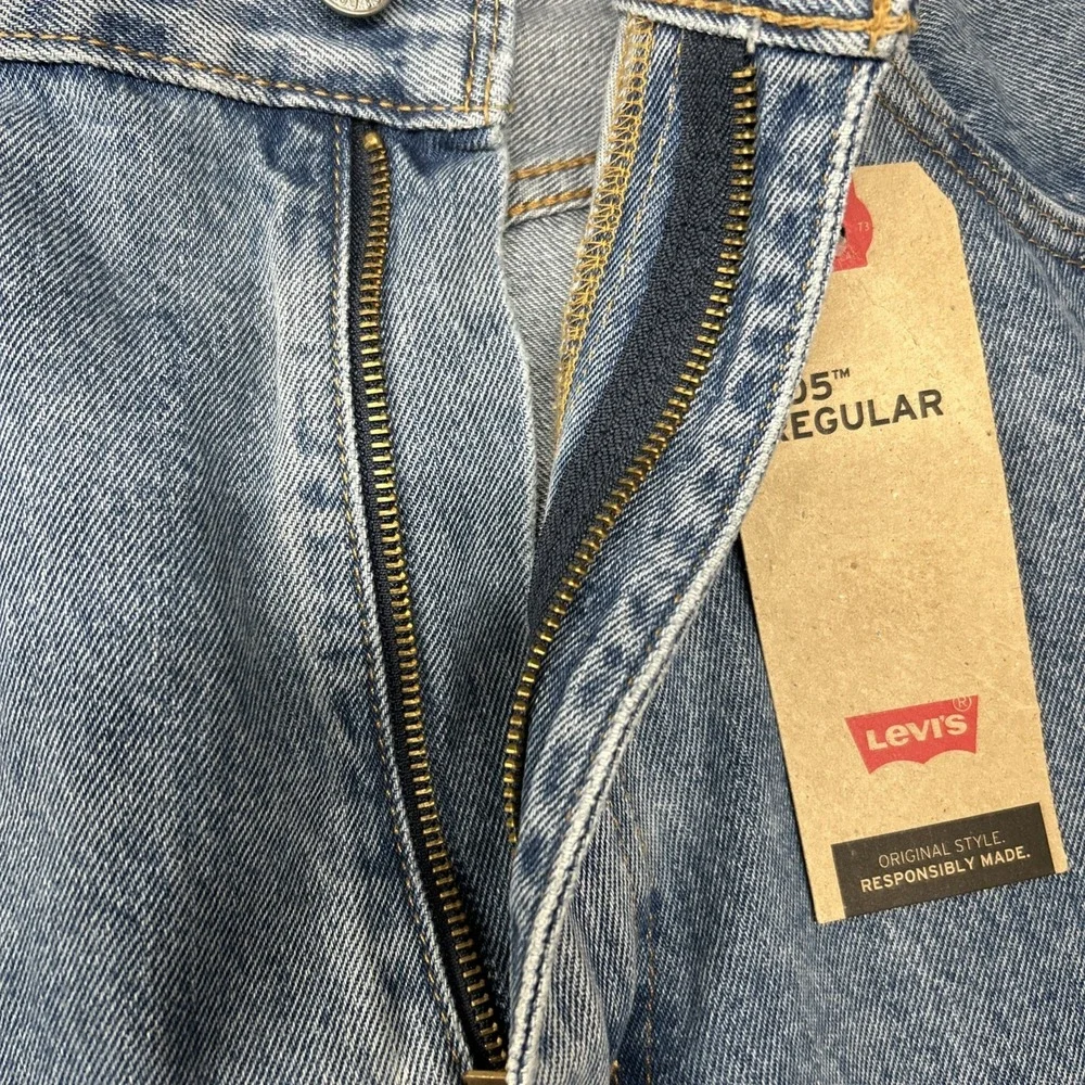 Levi's Men's NWT 505 Jean Regular Fit Straight Leg (40x30) 100% cotton